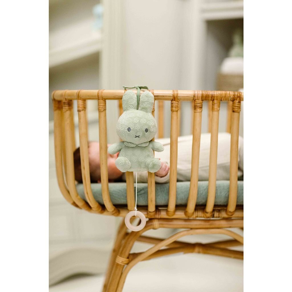 Miffy Plush Music Box - Green - For Babies from Birth