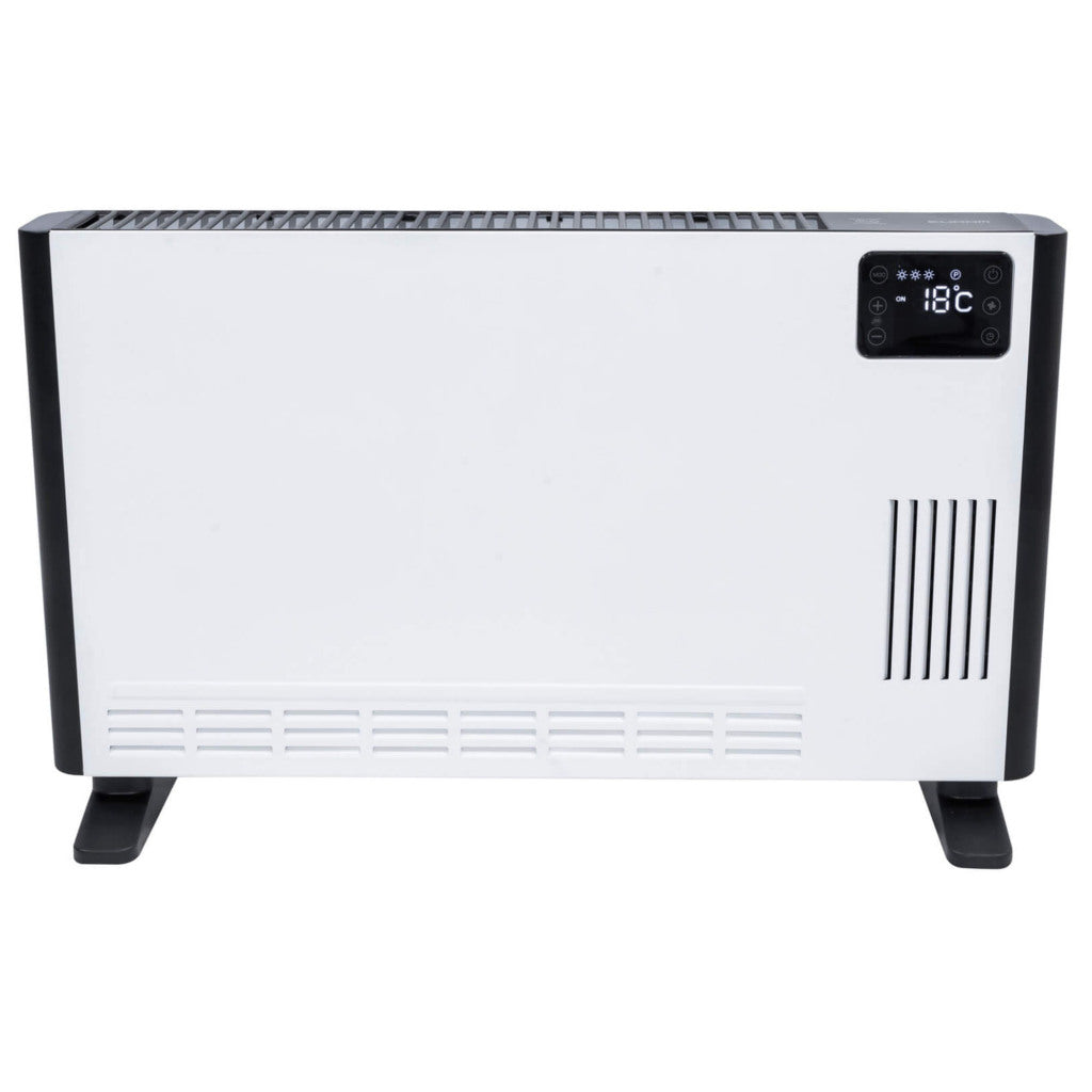 Eurom Safe-T-Convect Convector Heater 2400W - White/Black, Suitable for 90m³