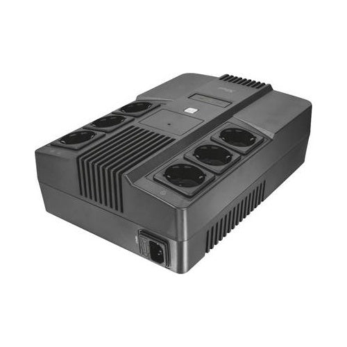 Trust Maxxon Unterbrechungsfreie Stromversorgung (UPS) 800 VA 6 AC-Ausgänge (23326) afbeelding 1