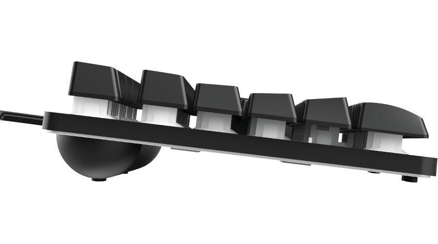 Trust GXT 833 Thado - Tastatur - hintergrundbeleuchtet - USB - Deutsch - Schwarz (24068) afbeelding 1