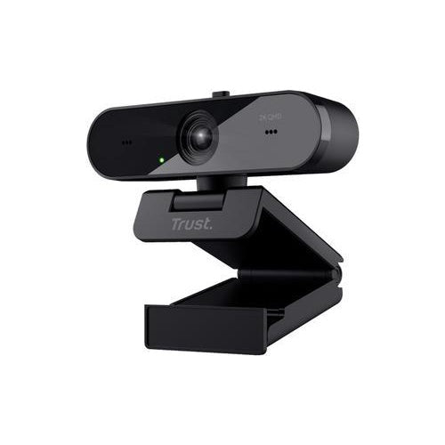 Trust Taxon QHD-Webcam - Schwarz (24732) afbeelding 1