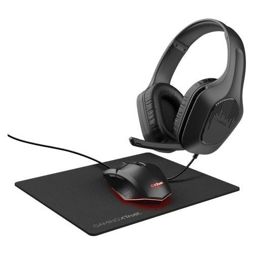 TRUST GXT790 TRIDOX 3-IN-1 BUNDLE BLK/HEADSET MOUSE MOUSEPAD/ (25117) afbeelding 1