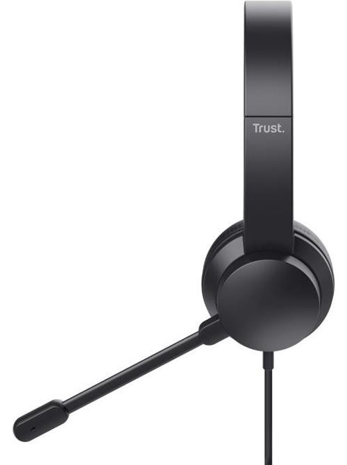 Trust HS-201 - Headset - On-Ear - kabelgebunden - USB-A - Schwarz (25373) afbeelding 1