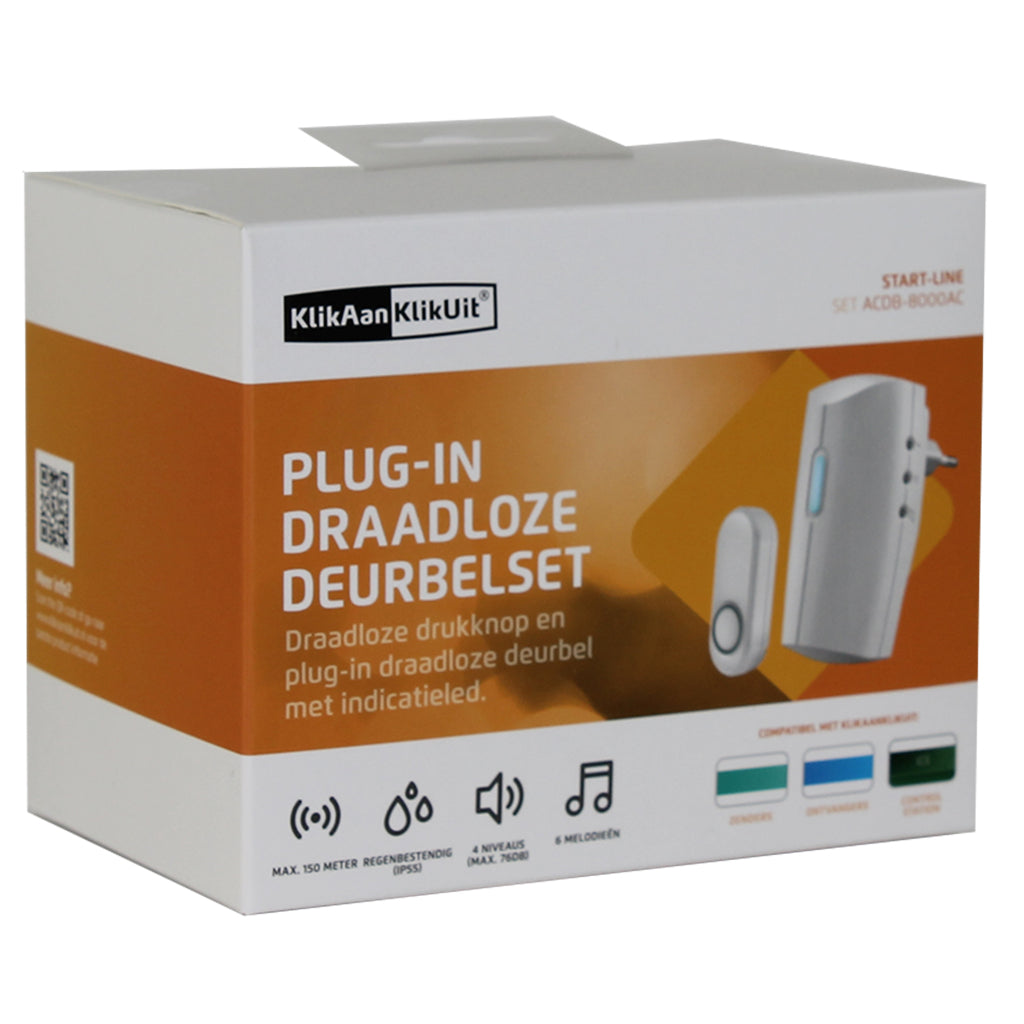 KlikAanKlikUit Kaku Wireless Doorbell ACDb-8000