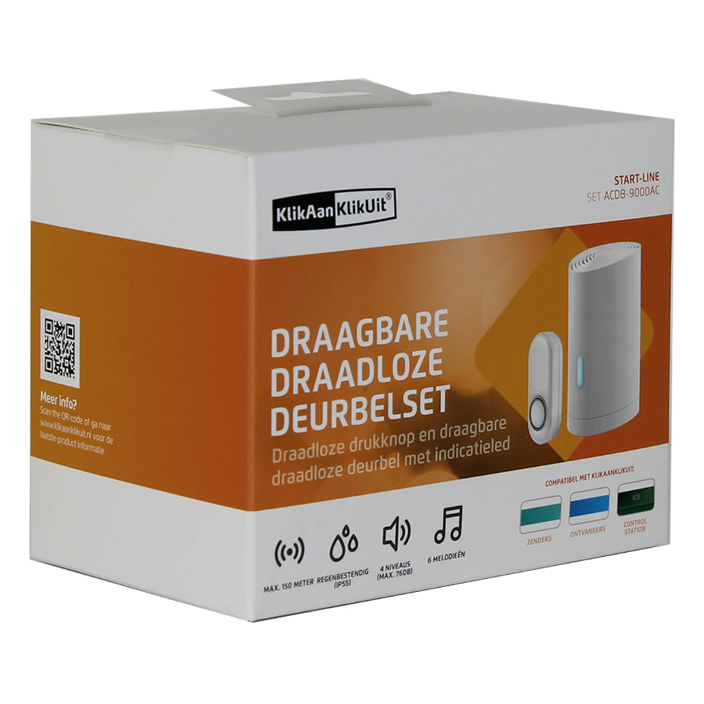 KlikAanKlikUit Kaku Doorbell and Push Button ACDb-9000