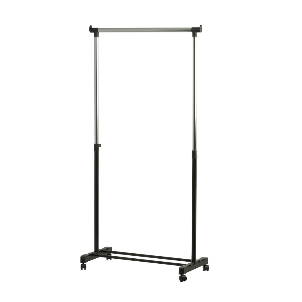 V-Part Clothes Rack 84x170x43 cm - Black - Height Adjustable