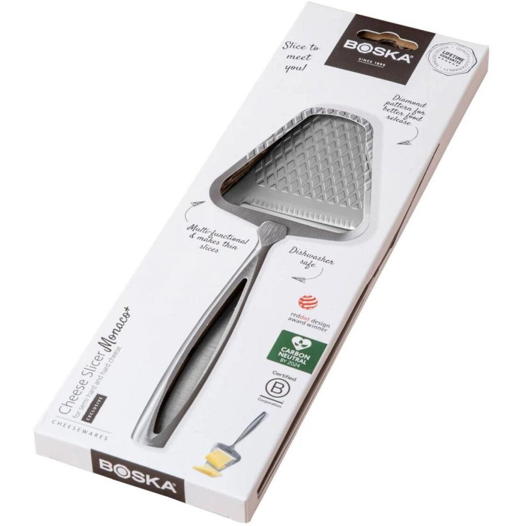Boska Monaco Stainless Steel Cheese Slicer - Non-Stick Blade