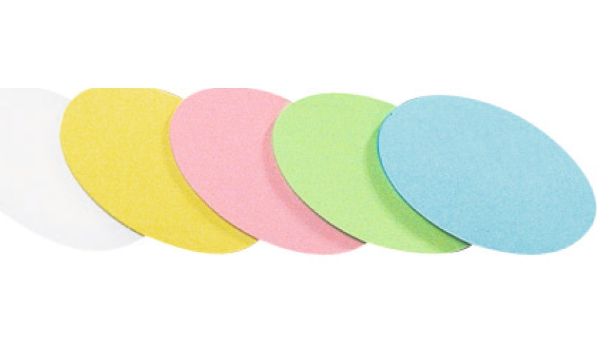 Legamaster Moderationskarte Oval 110x190mm sortiert 500St. - Grün - Pink - Türkis - Weiß - Gelb - Oval - Papier - Deutschland - 115 g/m² - 11 cm (7-254199) - 8713797029582 - image 1