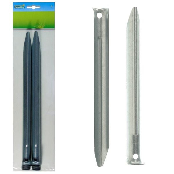 Campking 10 Tent Pegs Semi-Round 24 cm
