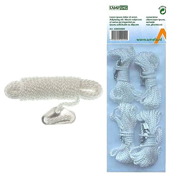 Campking Nylon Guy Lines 4 m - 4 Pack