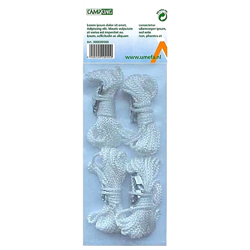 Campking Nylon Guy Lines 4 m - 4 Pack