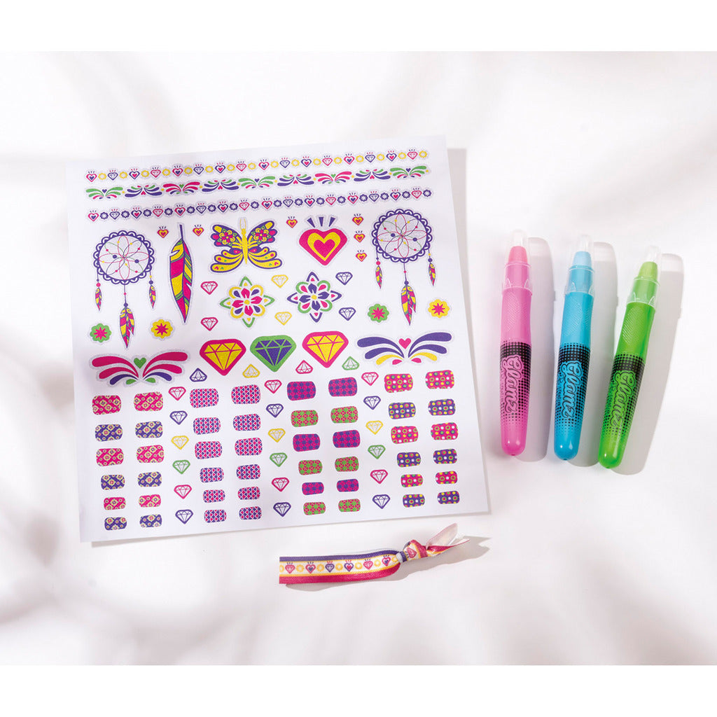 Totum Glamz Glitter Tattoos Nail and Hair Decoration Set
