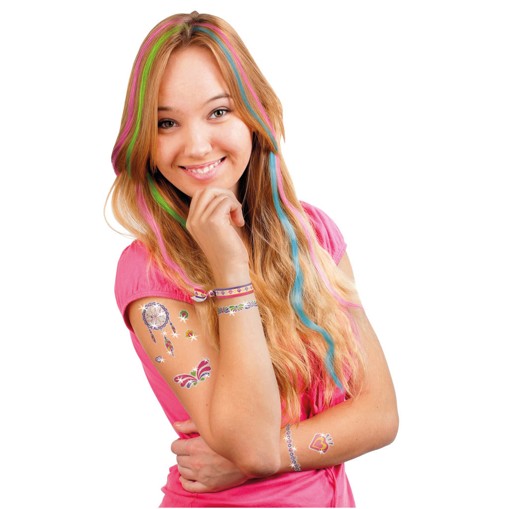 Totum Glamz Glitter Tattoos Nail and Hair Decoration Set