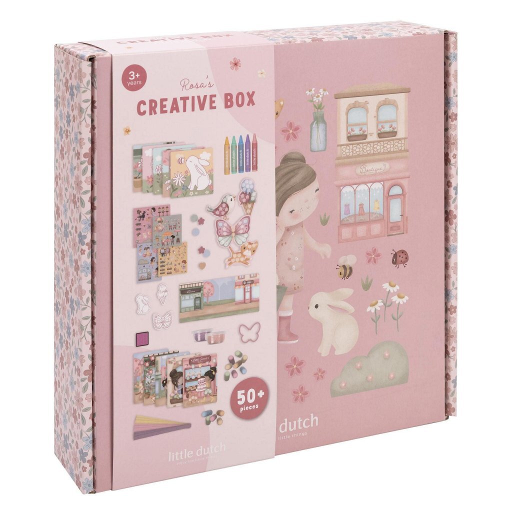 Little Dutch Rosa Creativity Box XL - Craft Set for Kids 3+