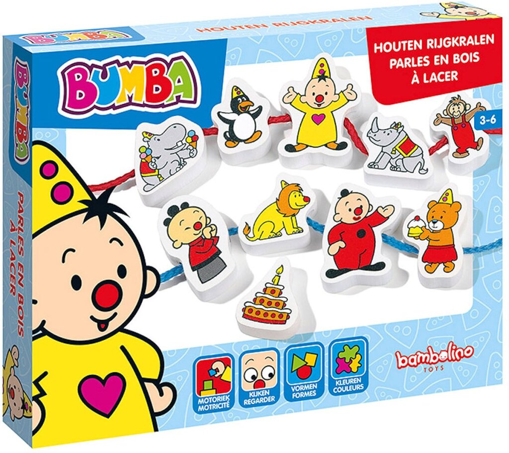 Bumba Wooden Toy Stringing Beads