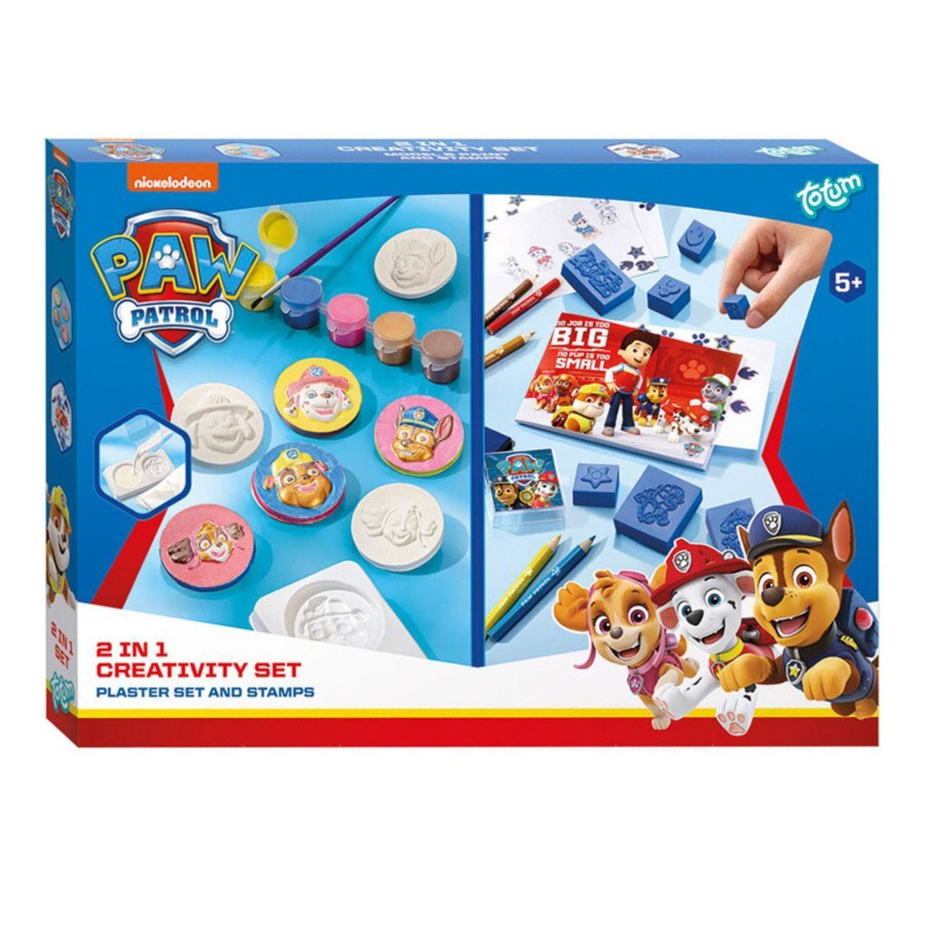 Paw Patrol Plaster and Stamp Set