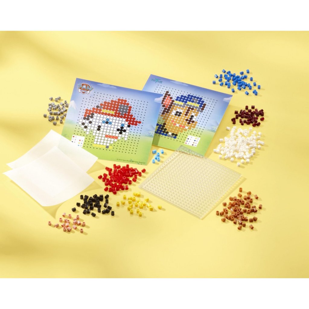 Paw Patrol 2-in-1 Creative Set with Fuse Beads, Stamps, Ink, Drawing Pad, Colored Pencils