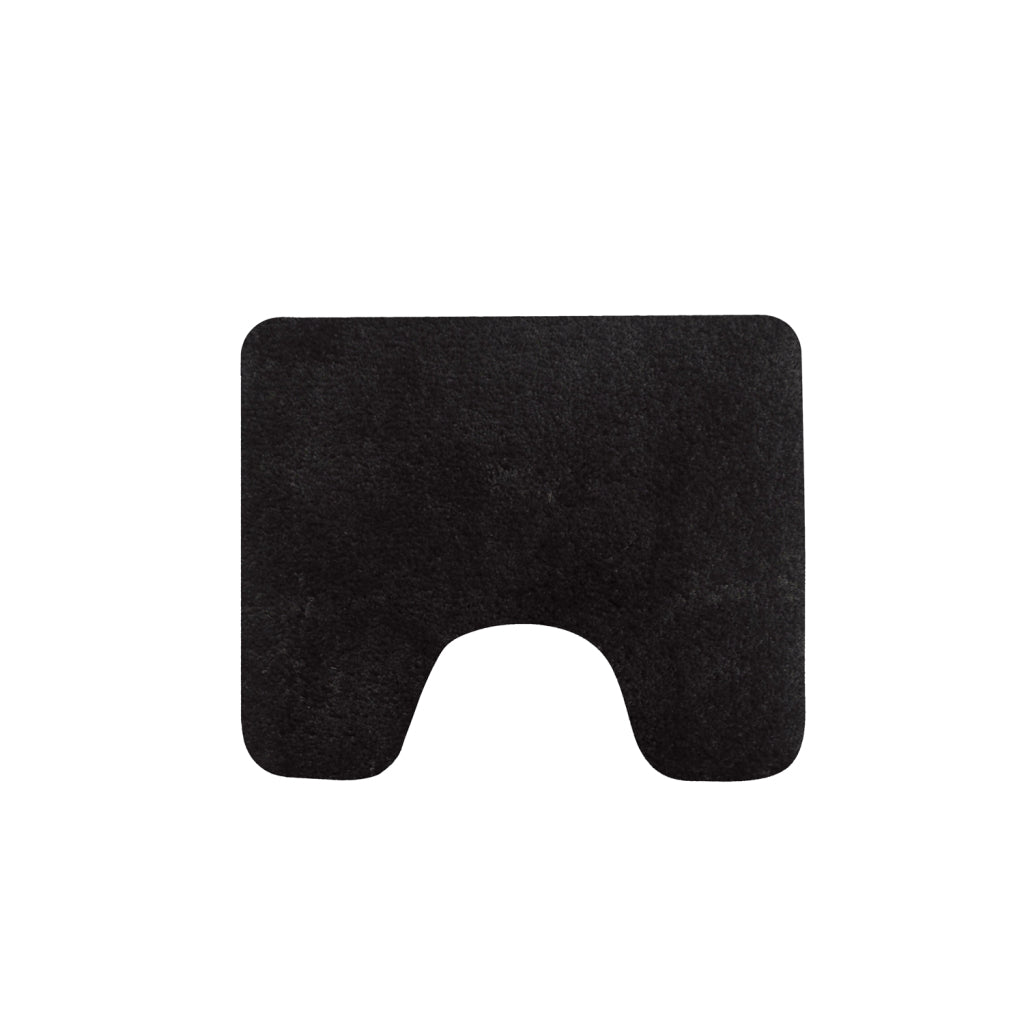 Dutch House Toilet Mat Caen 60x50 cm Black
