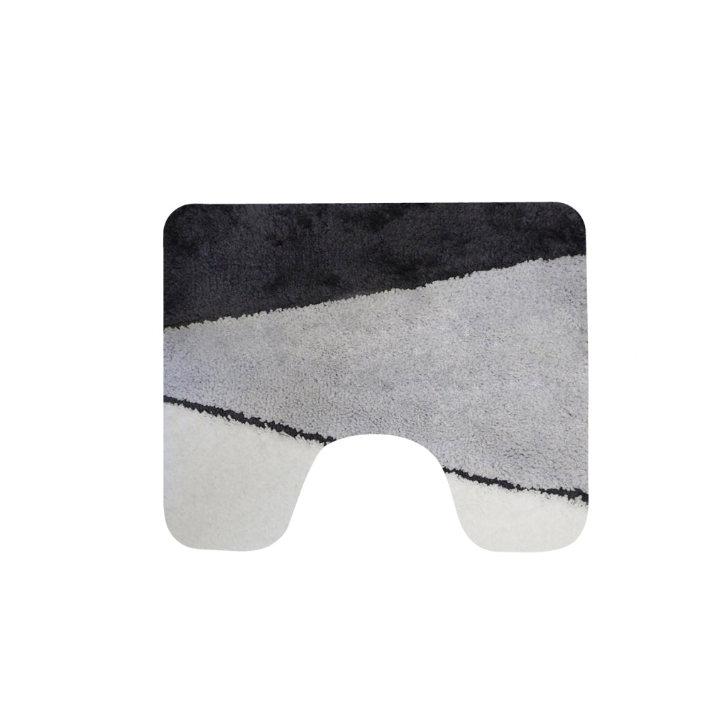 Dutch House Toilet Mat Dijon 60x50 cm Grey