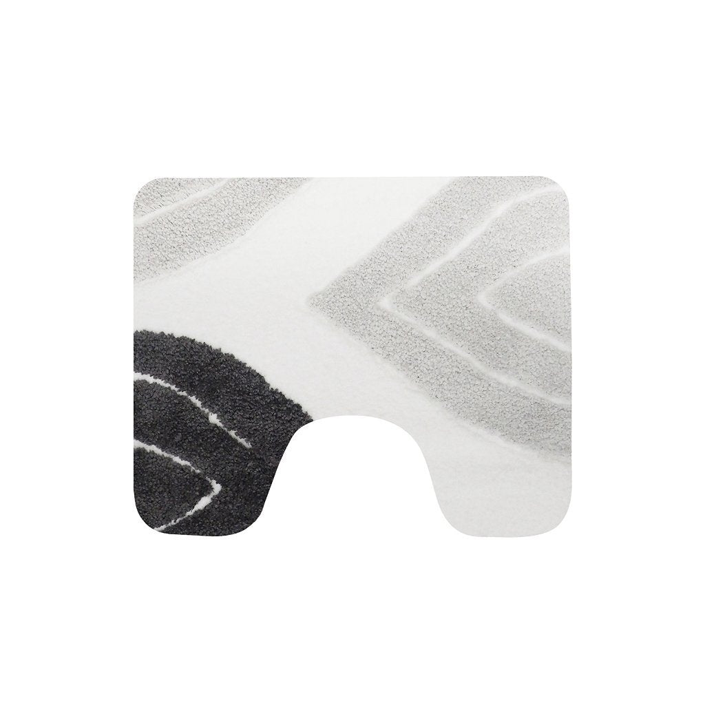 Dutch House Toilet Mat Paris 60x50 cm Grey/White