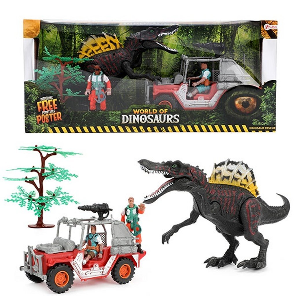 World of Dinosaurs Playset with Jeep