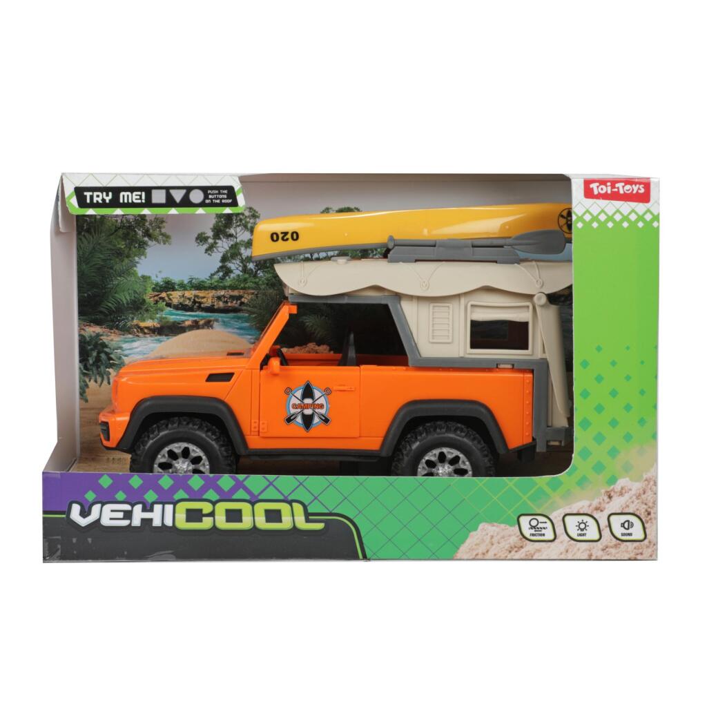 Toi-Toys VehiCool Car + Canoe + Friction + Light and Sound