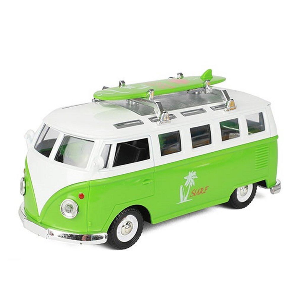 Metal VW Bus + Light and Sound Assortment - Random Color