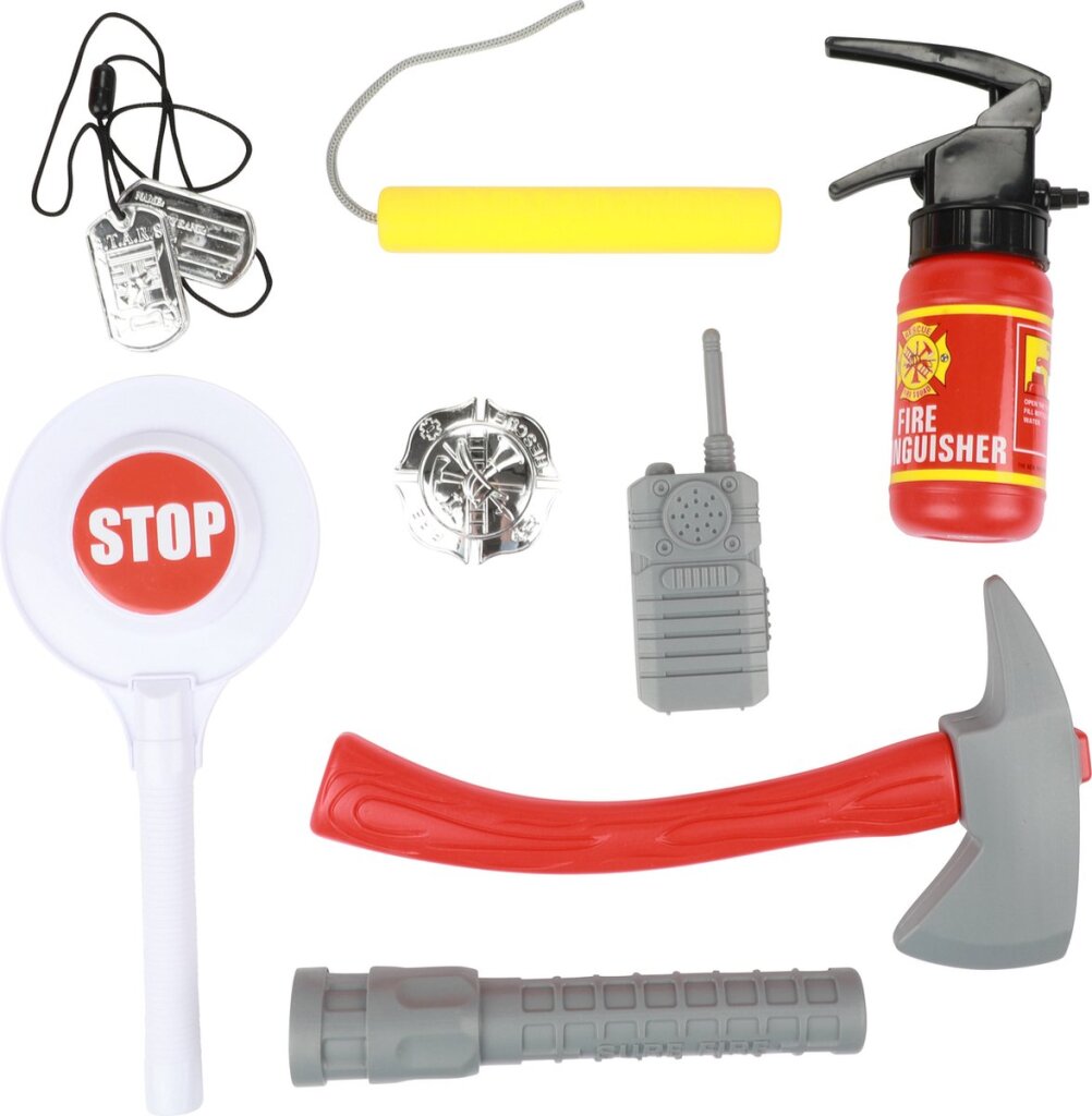 Toi Toys Fire Fighter Case with Accessories 25x16x6cm