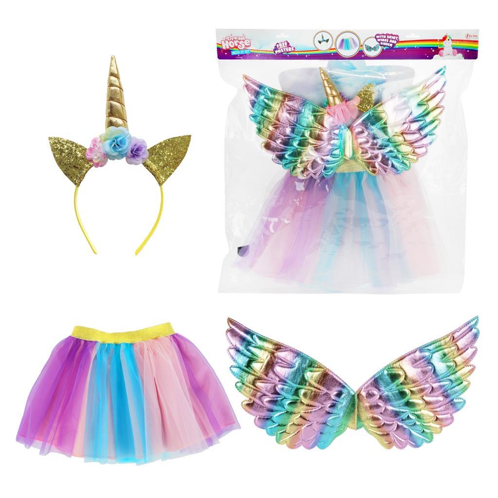 Unicorn Dress-Up Playset 3-piece