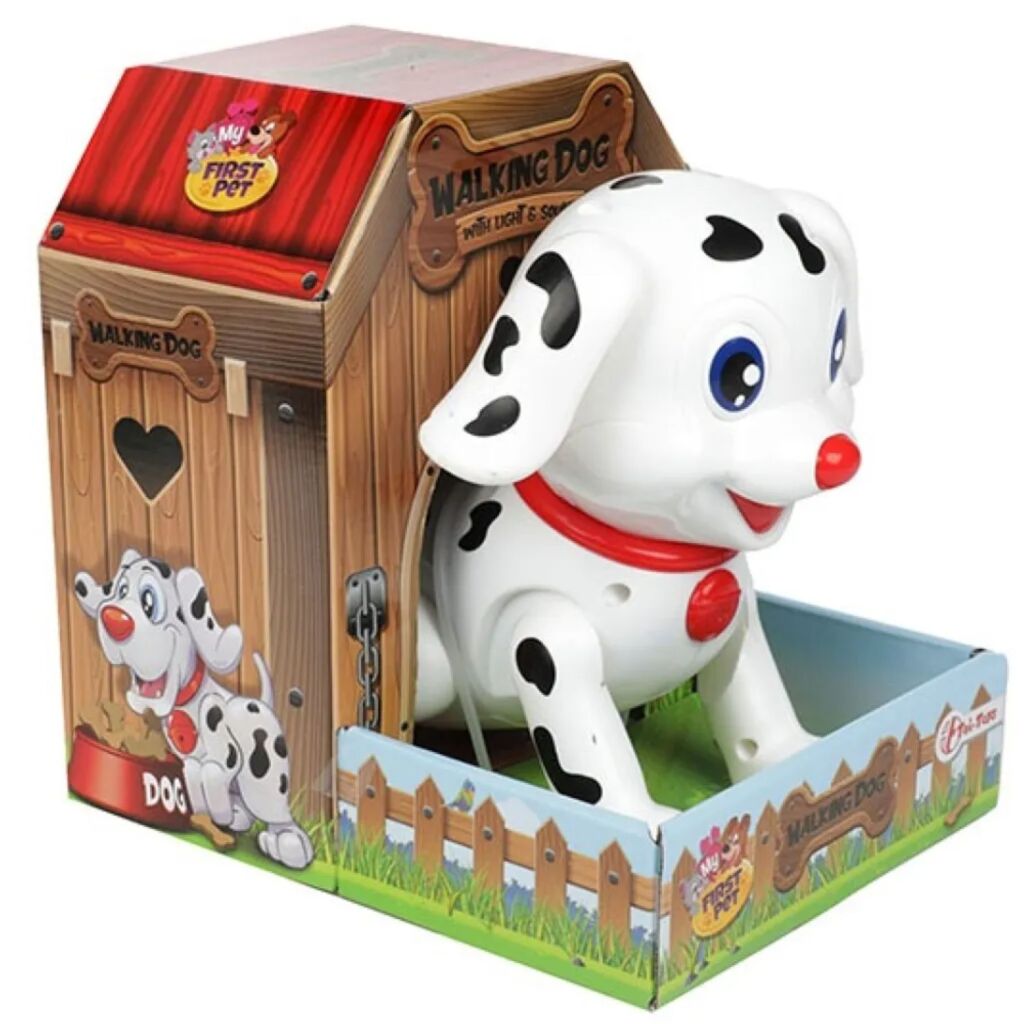 Little Dog Walk and Bark Toy with Light and Sound for Kids