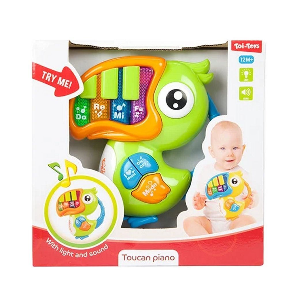 Little Stars Baby Piano Toucan with Light Effects - Random Version