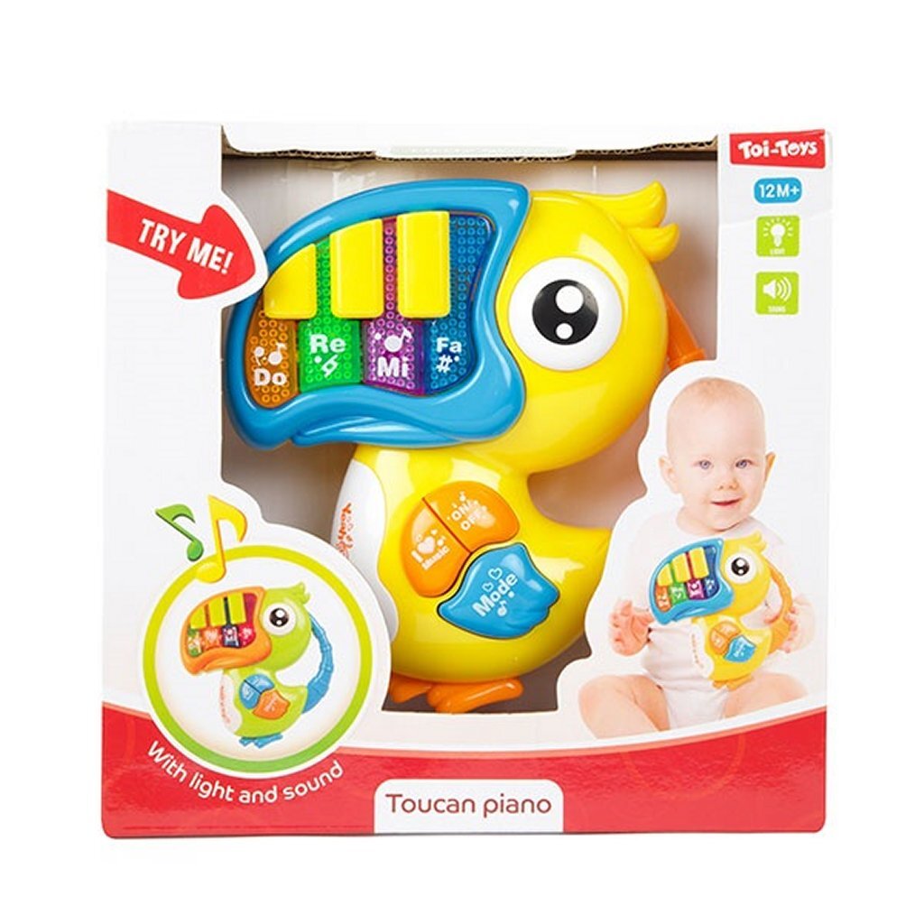 Little Stars Baby Piano Toucan with Light Effects - Random Version