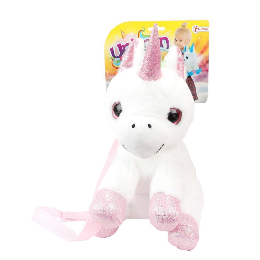 Toi-Toys Unicorn Plush Toy Backpack 30 cm