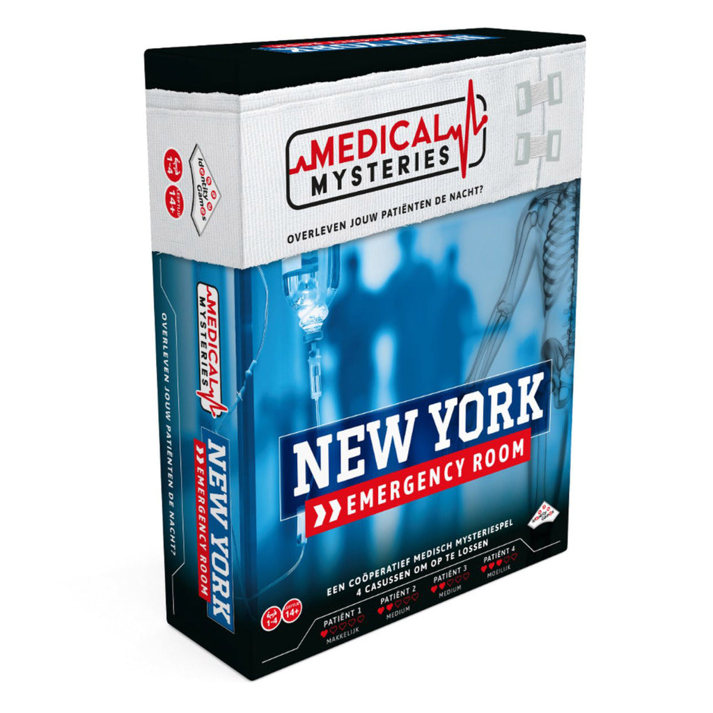 Identity Games Medical Mysteries New York - Cooperative Medical Mystery Game for 1-4 Players