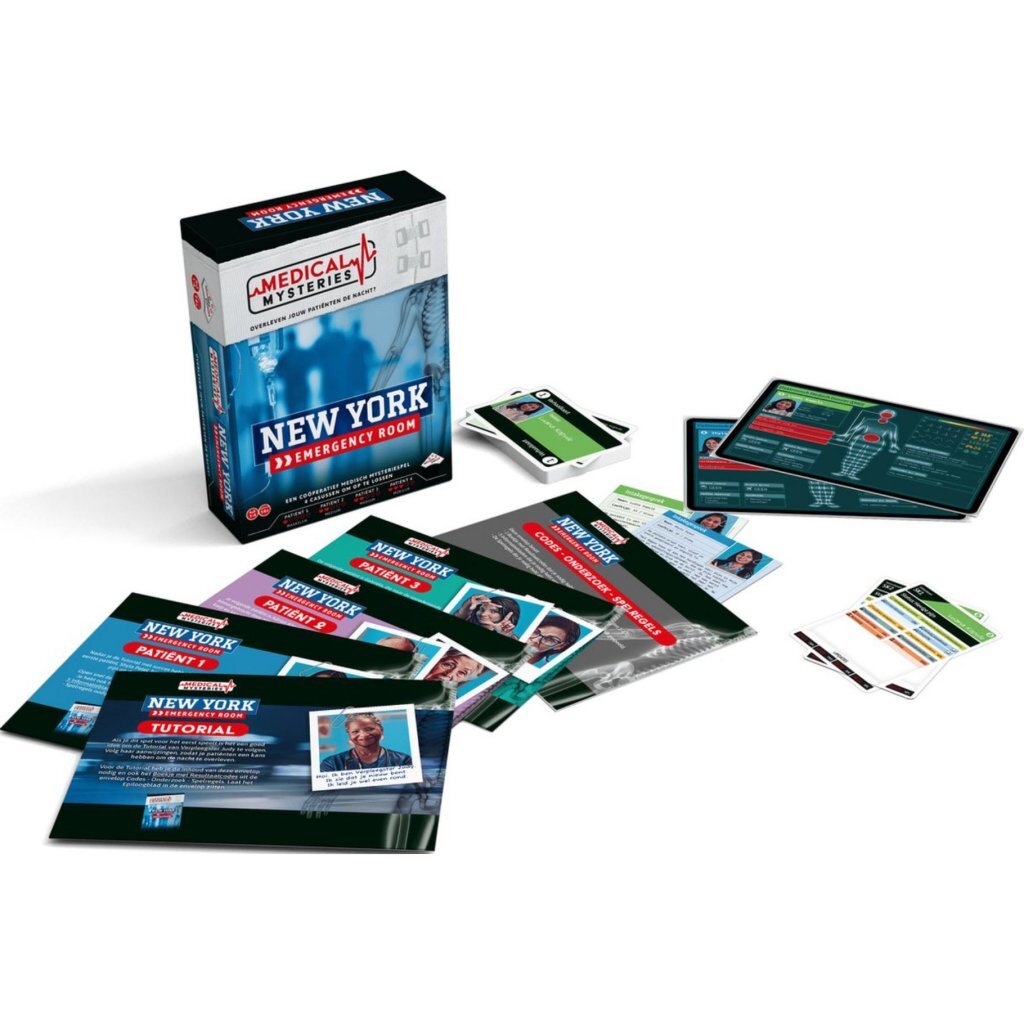 Identity Games Medical Mysteries New York - Cooperative Medical Mystery Game for 1-4 Players