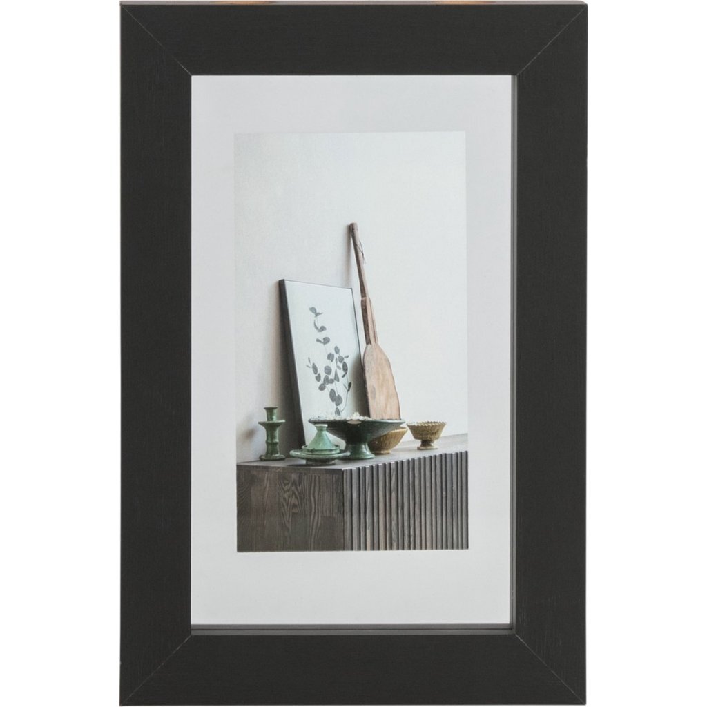 Woood Wooden Photo Frame 30x20 cm Black