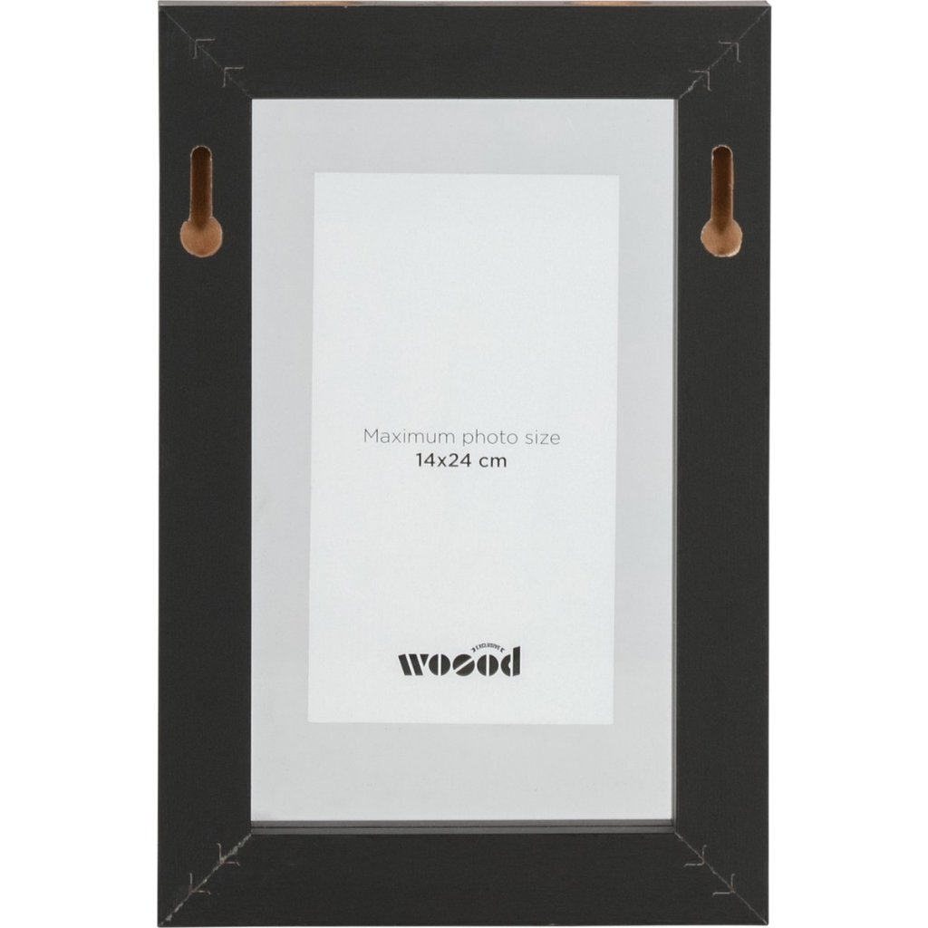 Woood Wooden Photo Frame 30x20 cm Black