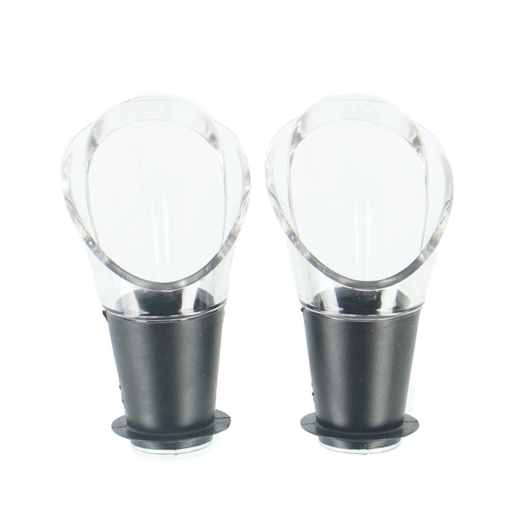 Vacu Vin Crystal Drip-Free Wine Pourer Set of 2