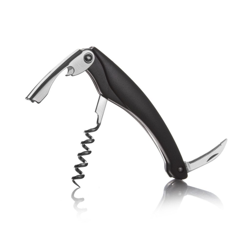Vacuvin Waiters Corkscrew 3-in-1 Black/Silver