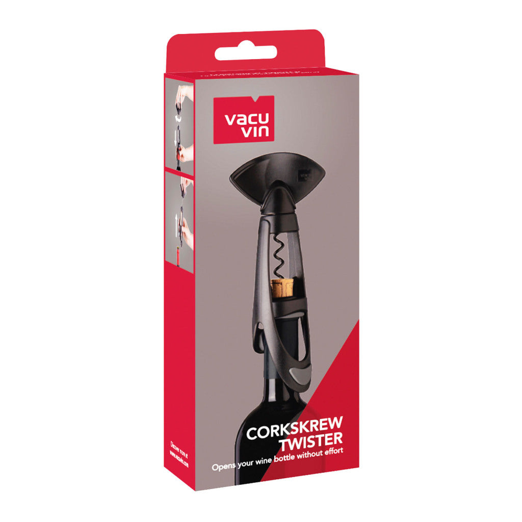 Vacu Vin Corkscrew Twister Black
