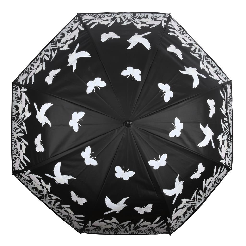 Esschert Design Color Changing Umbrella Floral Wide