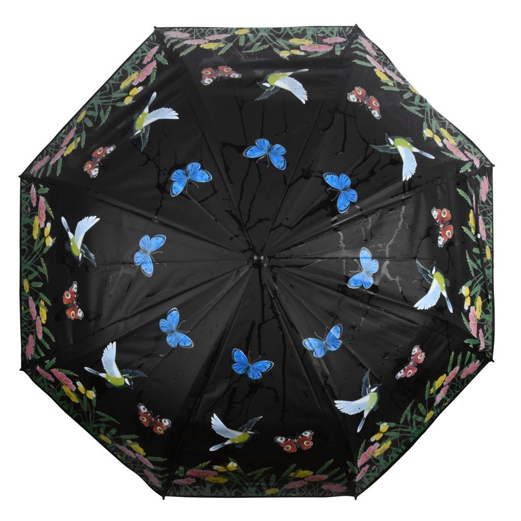Esschert Design Color Changing Umbrella Floral Wide