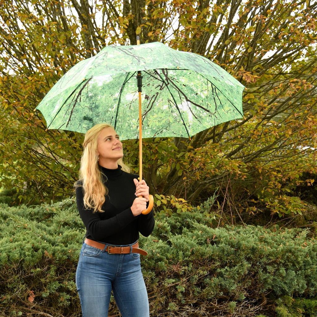 Esschert Design Tree Crown Umbrella - Stay Dry with Stylish Print