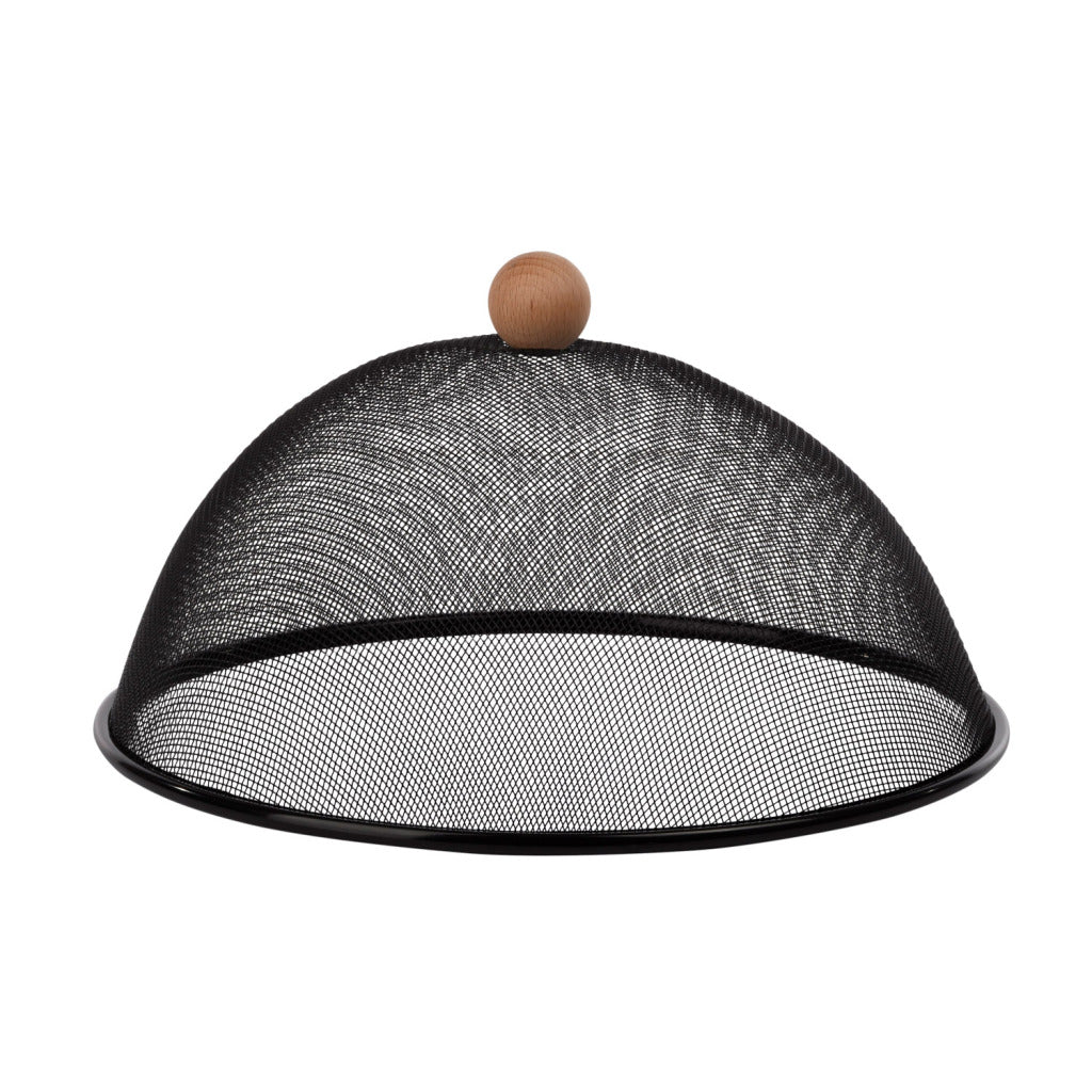 Esschert Design Fly Cover - Black/Wood - 30.1x16.3 cm