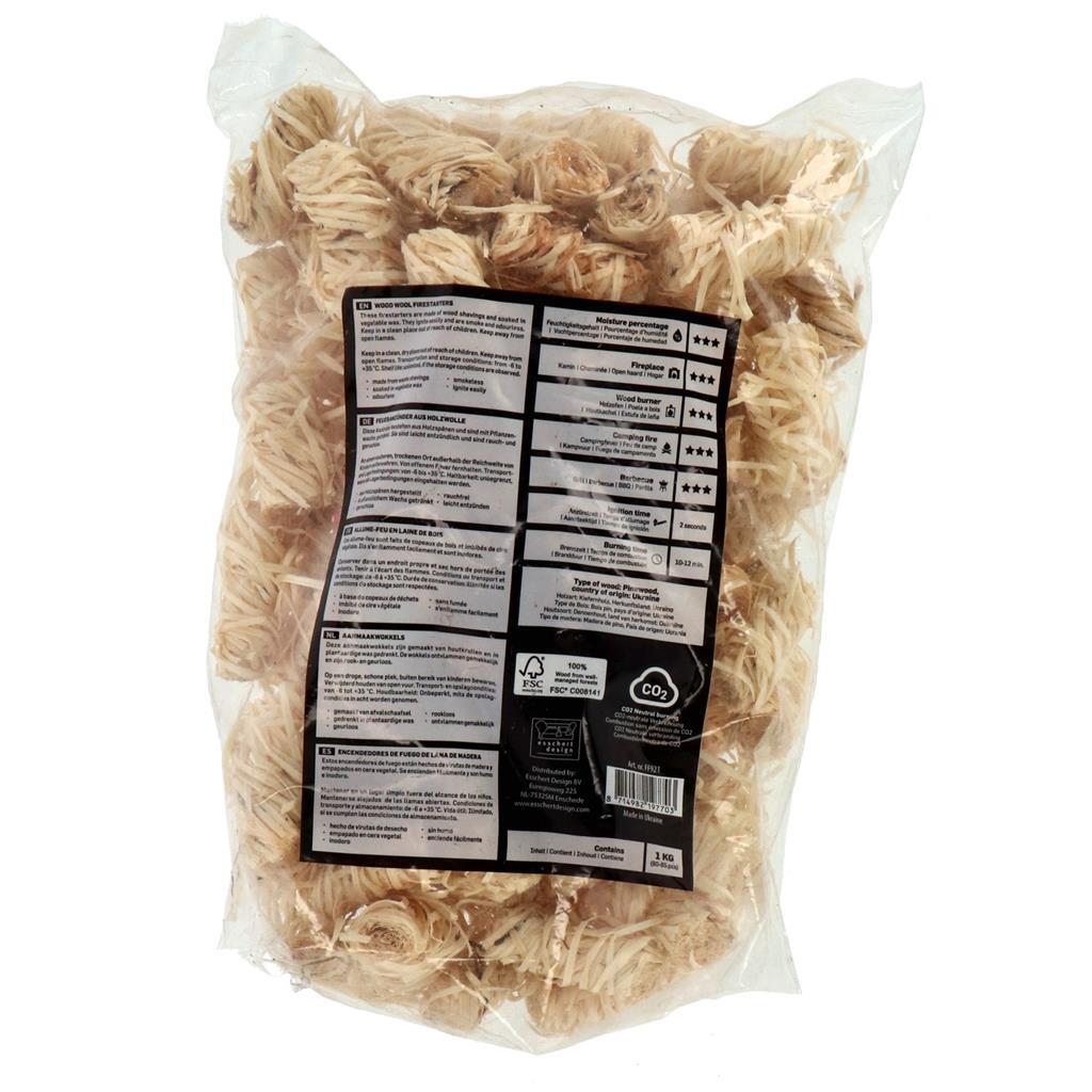 Esschert Design Fancy Flames Firelighters 80 Pieces
