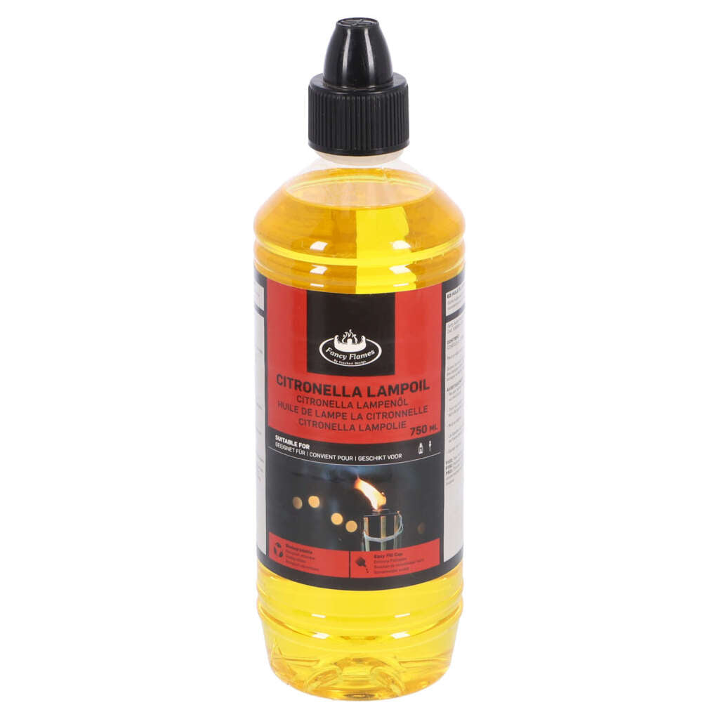 Fancy Flames Citronella Lamp Oil 750 ml for Outdoor Use