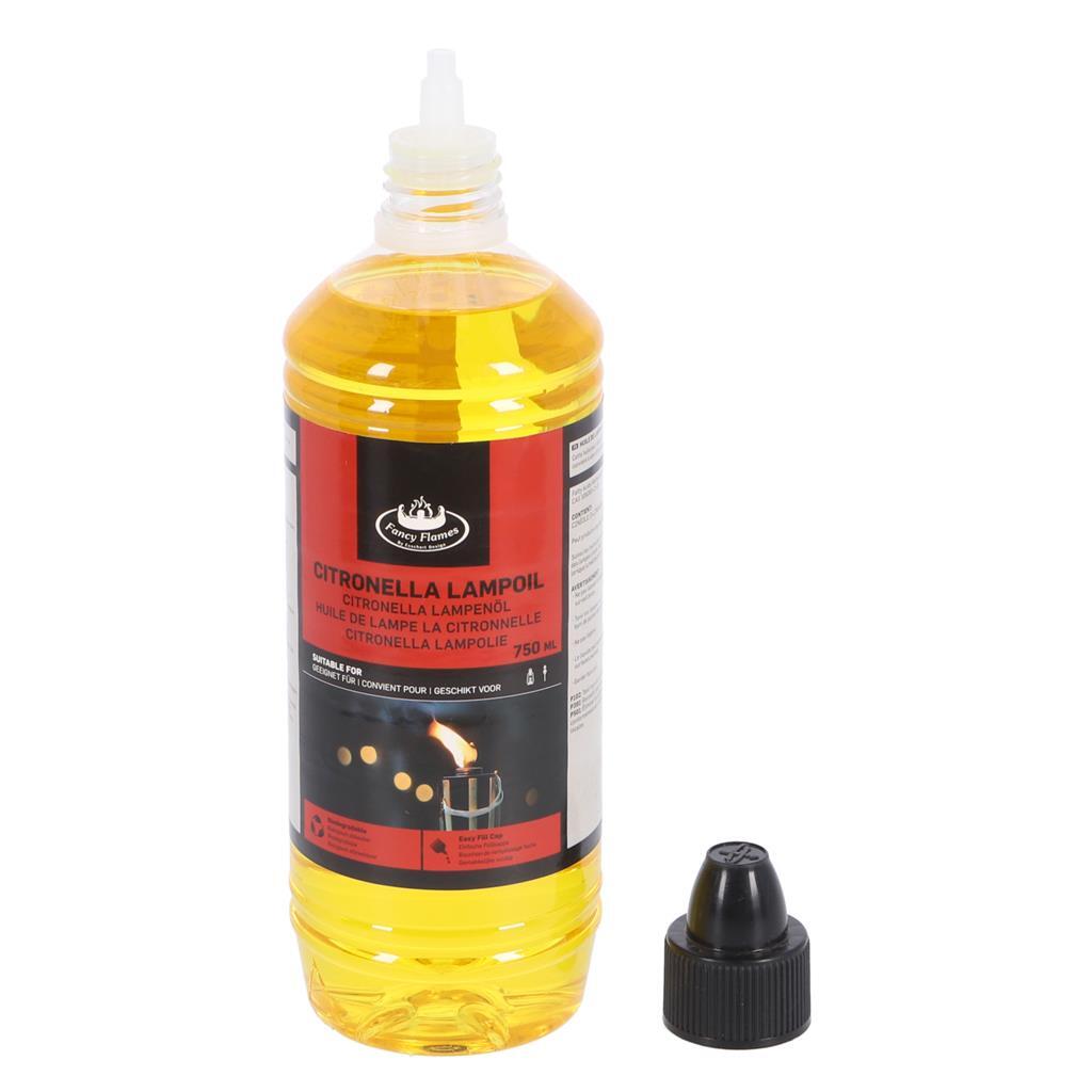 Fancy Flames Citronella Lamp Oil 750 ml for Outdoor Use
