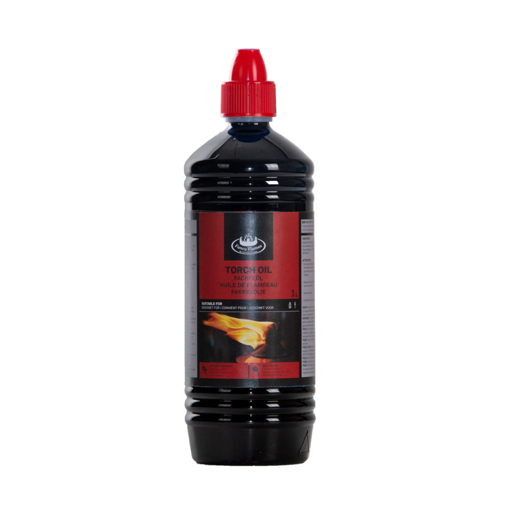 Fancy Flames Torch Oil 1 L - Soot-Free Outdoor Use