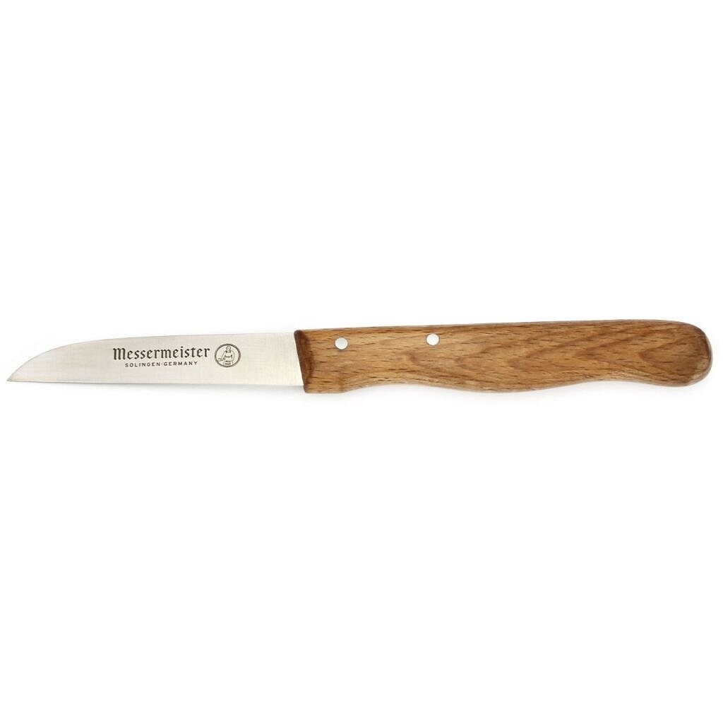 Solinger Messermeister Beechwood Potato Knife 8 cm Stainless Steel