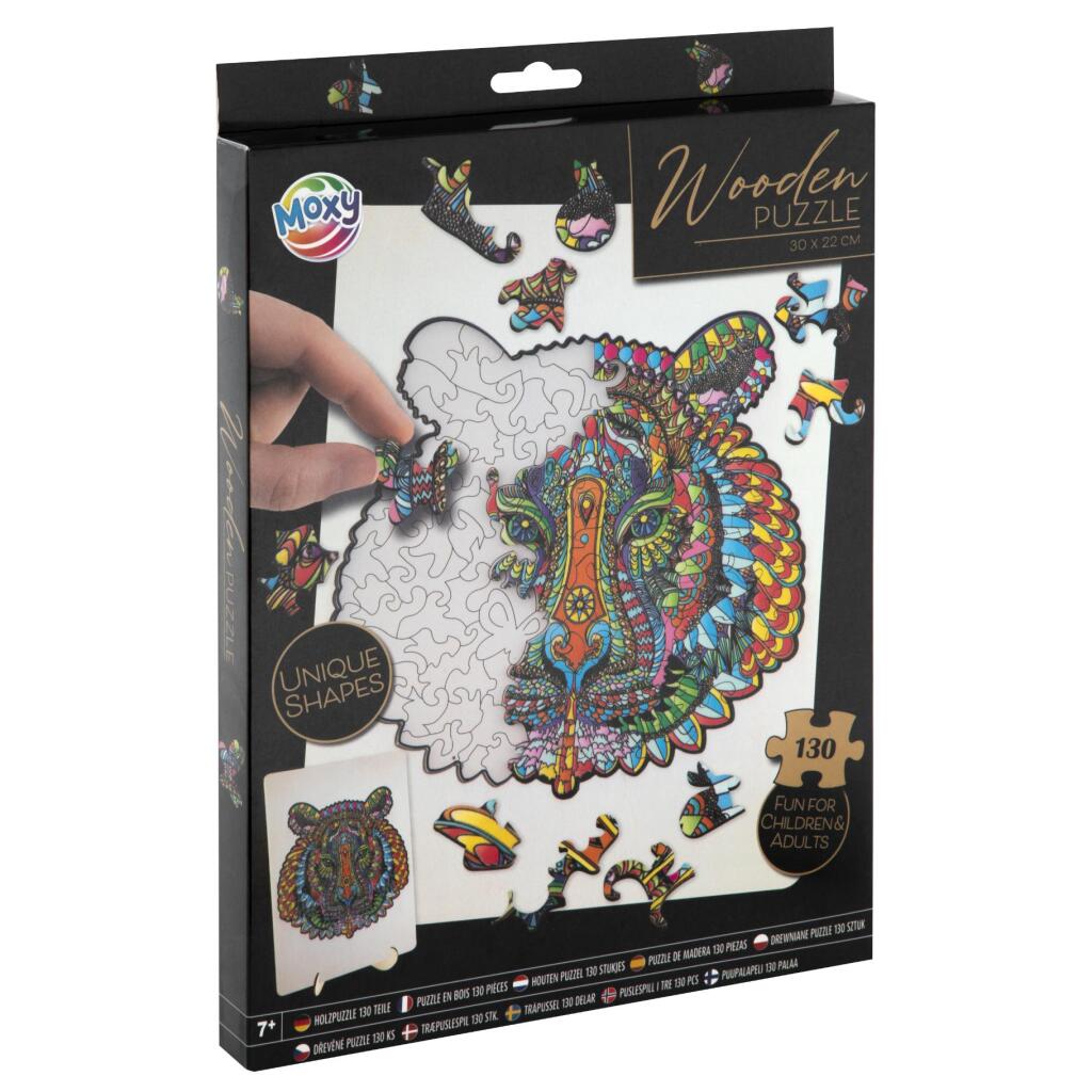 Wooden Tiger Puzzle 130 Pieces